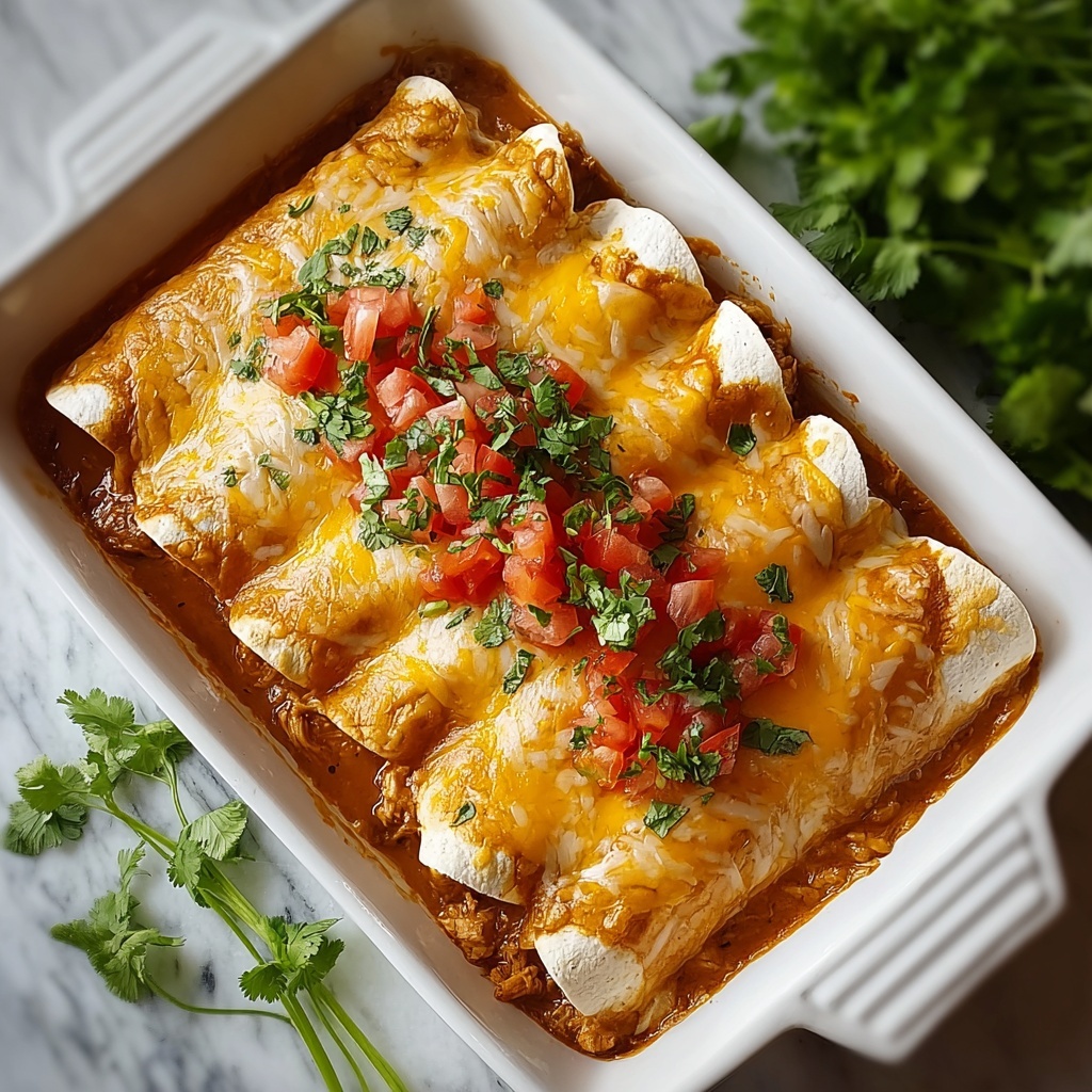 Indulgent Queso Chicken Enchiladas for Effortless Weeknight Dinners Recipe - Recipe Image