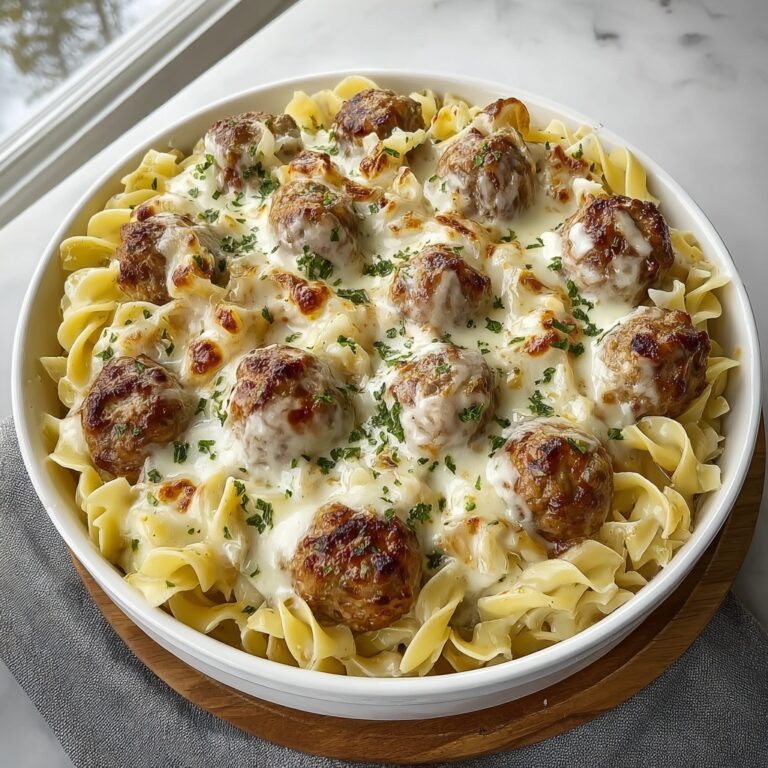 Swedish Meatball Pasta Bake Recipe