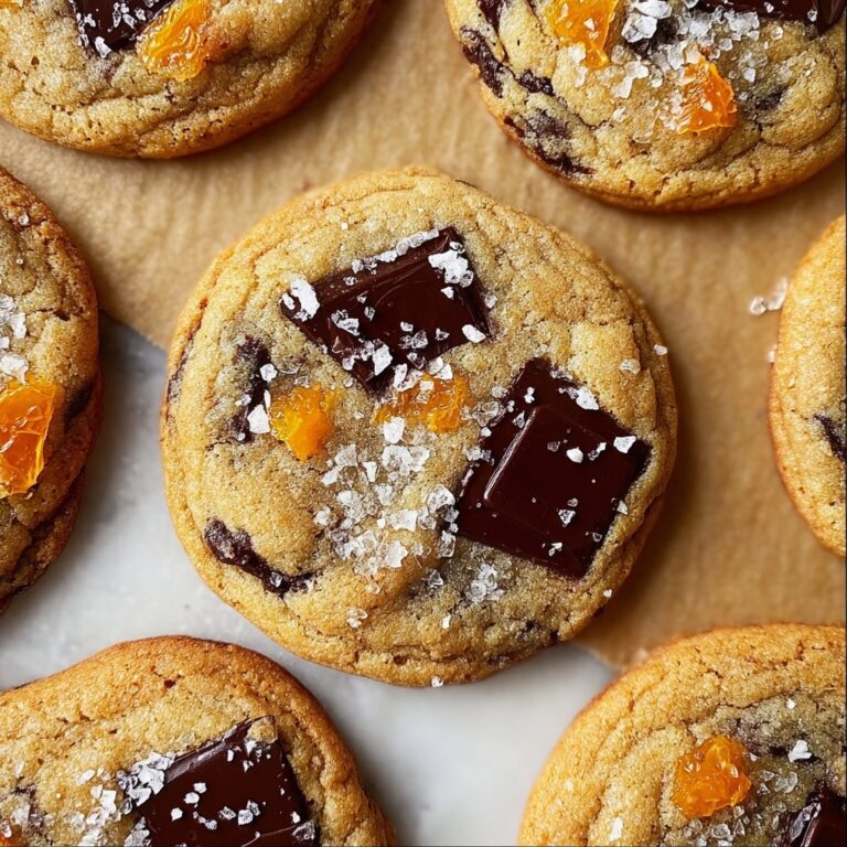 Orange Dark Chocolate Chunk Cookies Recipe