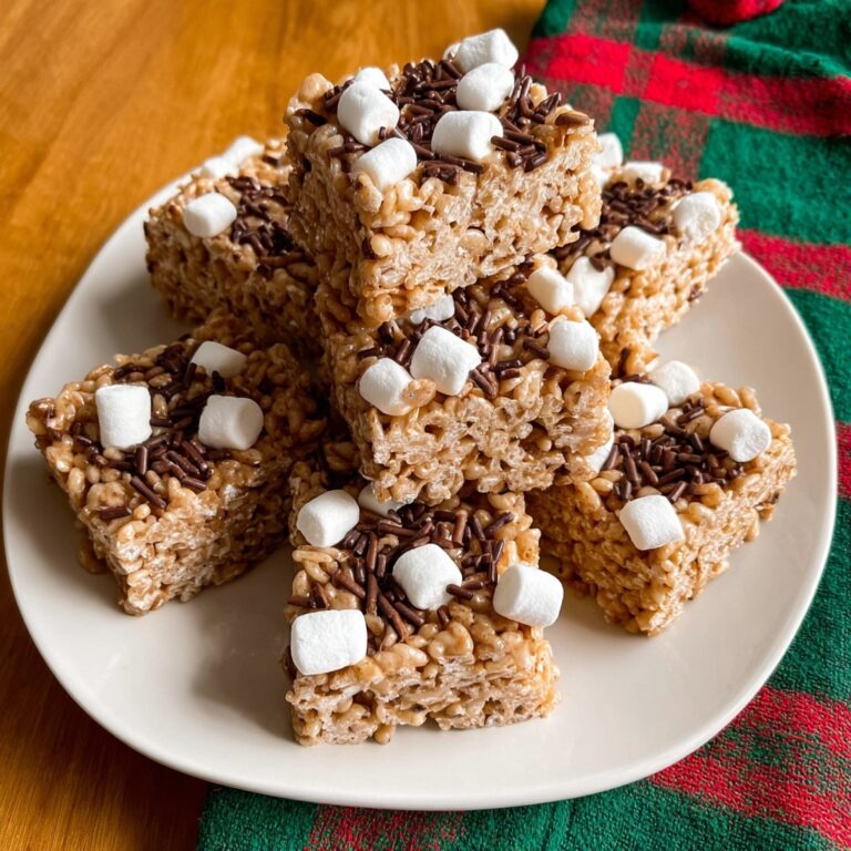Hot Chocolate Rice Krispie Treats Recipe