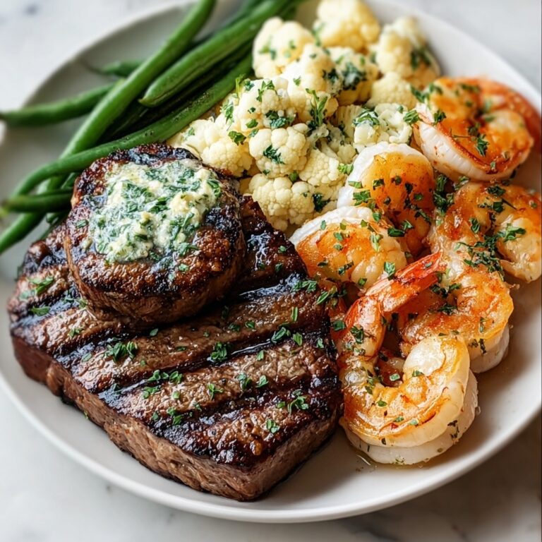 Perfect Valentine’s Dinner: Garlic Butter Steak & Shrimp Recipe