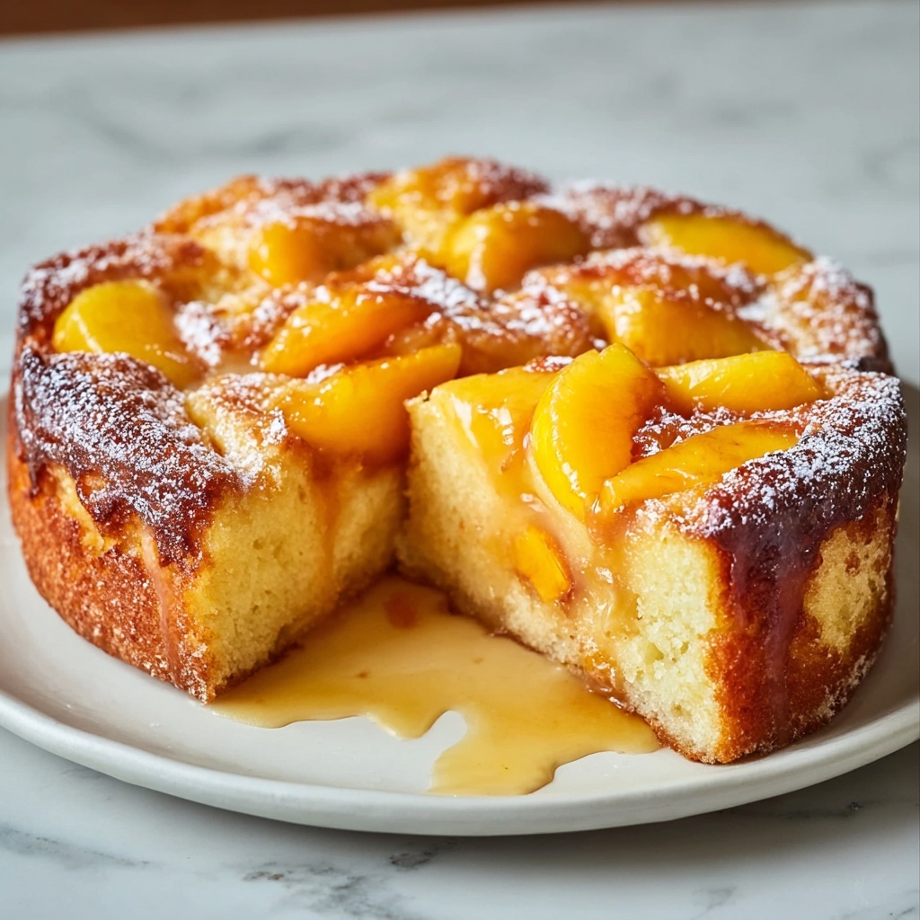 Peach Cobbler French Toast Bake Recipe - Recipe Image