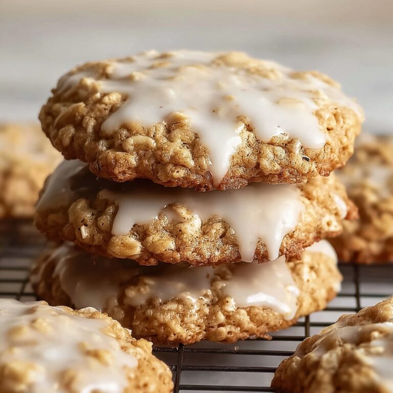 Iced Oatmeal Cookies Recipe