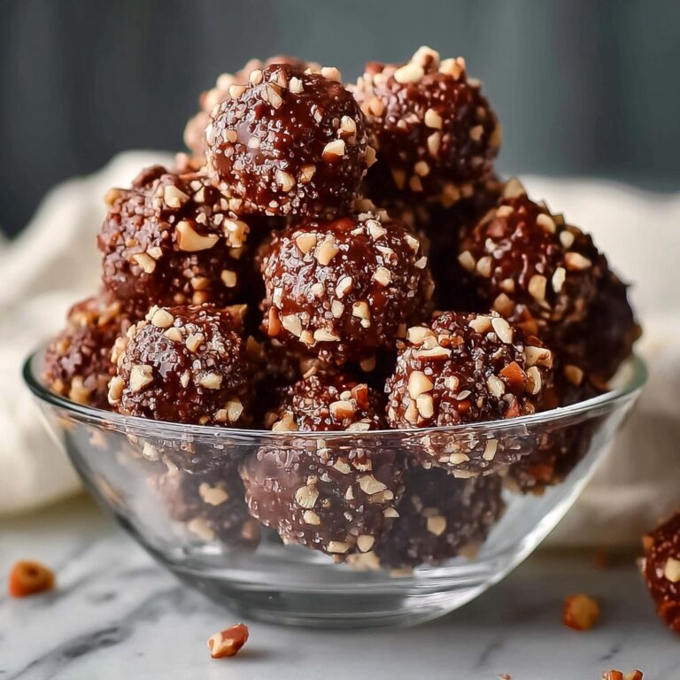 Chocolate Hazelnut No-Bake Truffles Recipe