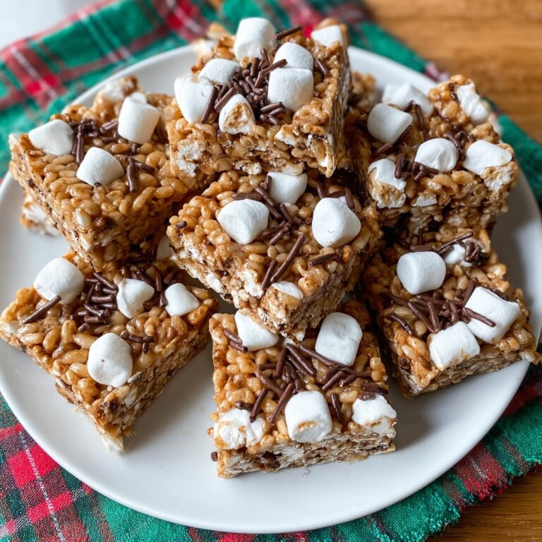 Hot Chocolate Rice Krispie Treats Recipe