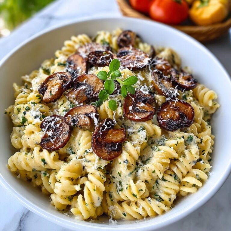 Cozy Mushroom Parmesan Pasta Recipe