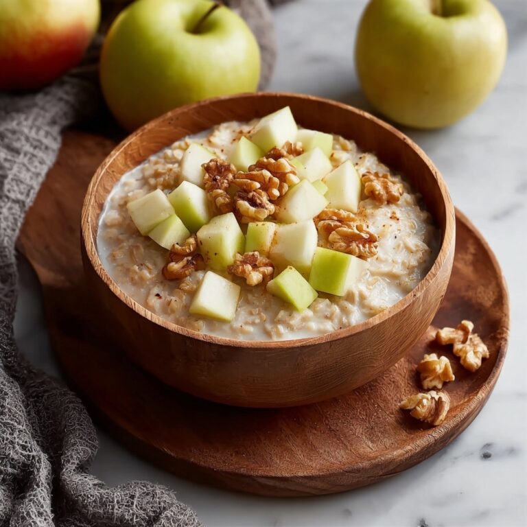 Delicious Creamy Barley Porridge with Apples for Cozy Mornings Recipe
