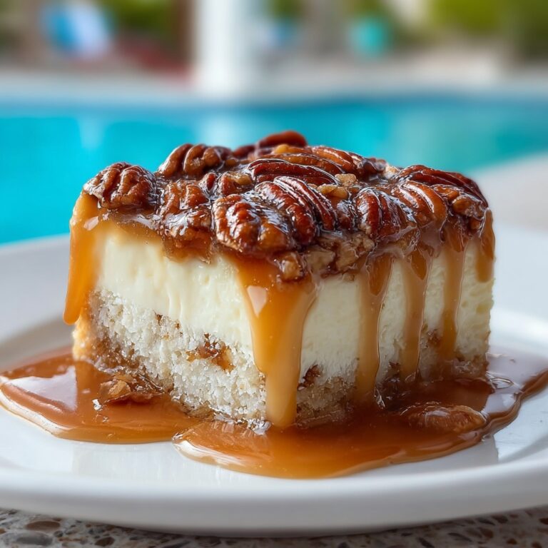 Butter Pecan Praline Poke Cake Recipe