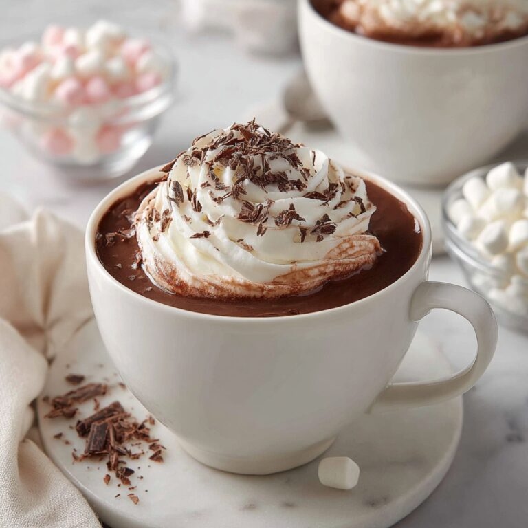 Rich Homemade Hot Chocolate Recipe