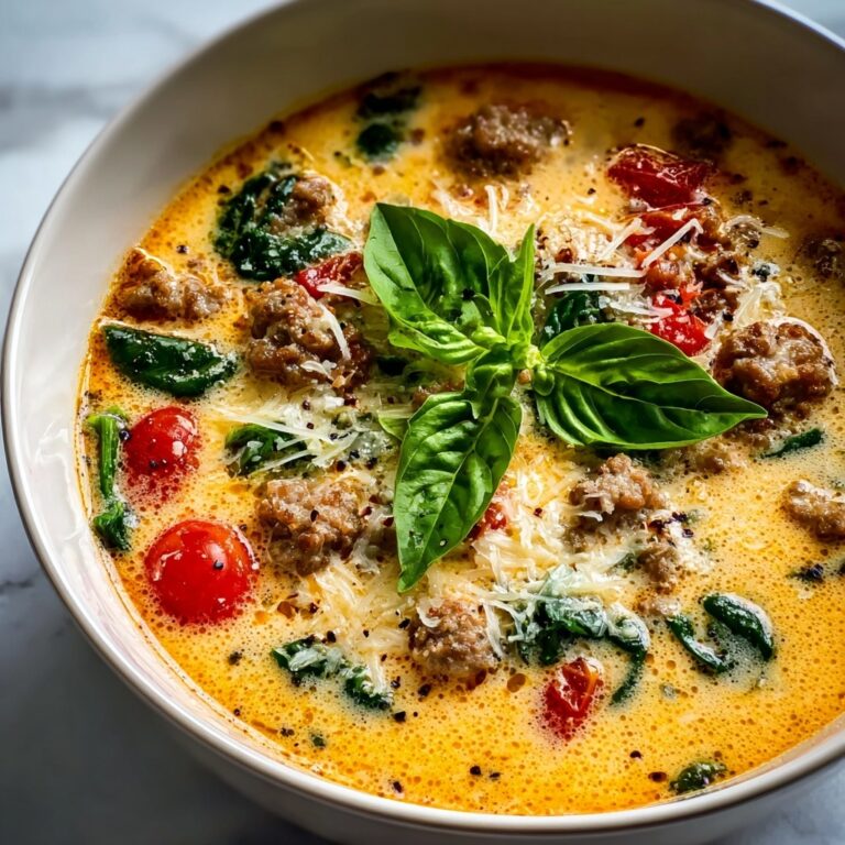 Delicious Parmesan Beef Sausage Ditalini Soup Recipe