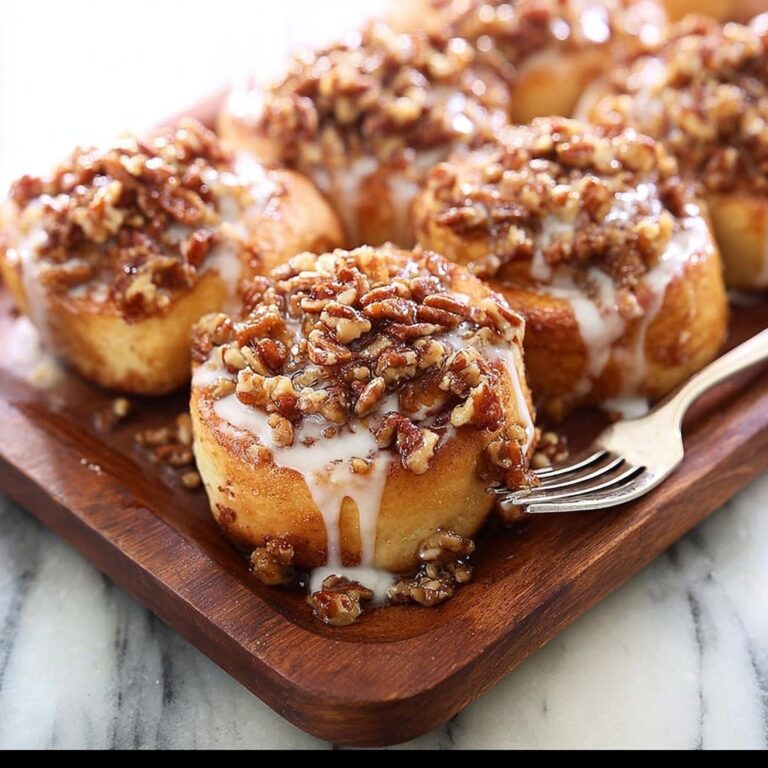 Shortcut Caramel Pecan Cinnamon Rolls Recipe