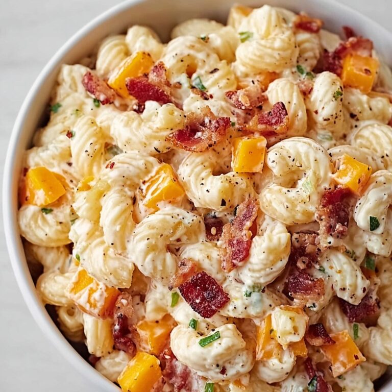 Bacon Cheddar Ranch Pasta Salad: A Creamy Crowd-Pleaser Recipe