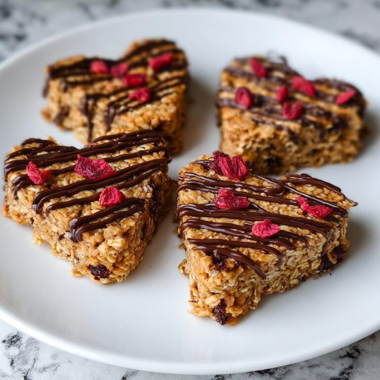 Crunchy Granola Heart Bars Recipe