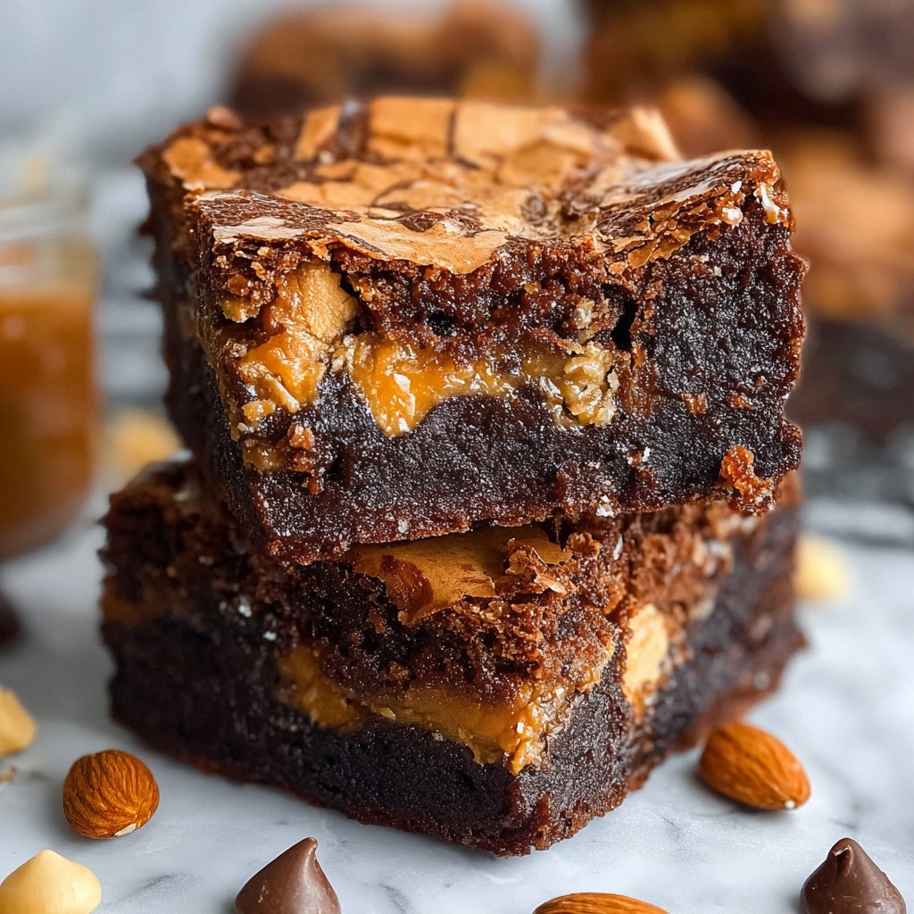 Peanut Butter Swirl Brownies Recipe - Recipe Image