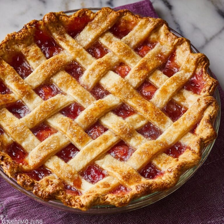 Strawberry Rhubarb Pie Recipe