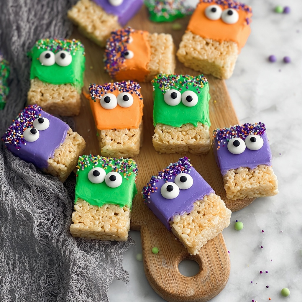 Easy Rice Krispie Monster Treats Recipe - Recipe Image