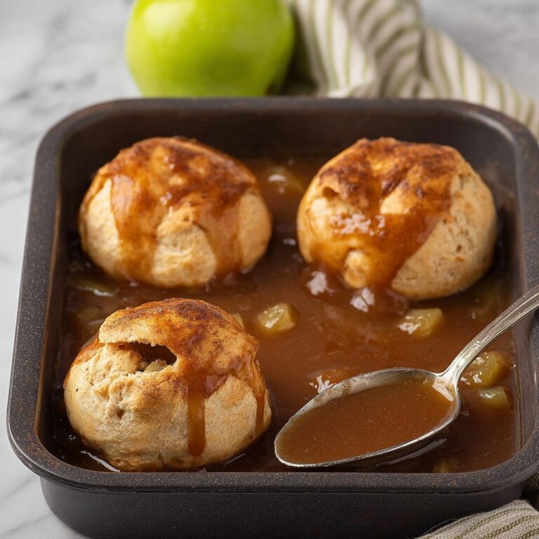 Apple Dumplings with Cinnamon Sugar Syrup Recipe