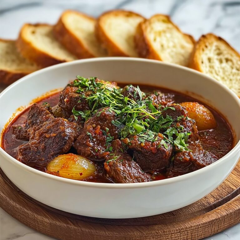 Greek Beef Stew with Shallots Recipe