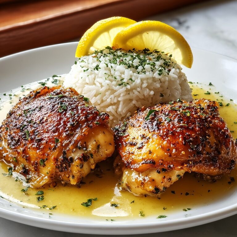 Crockpot Lemon Garlic Chicken Thighs Recipe