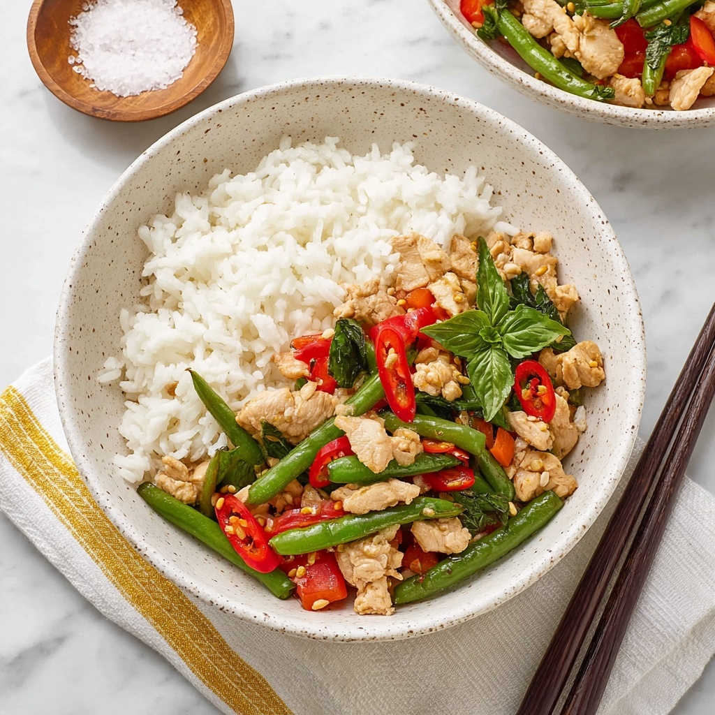 Thai Basil Tofu Stir Fry Recipe - Recipe Image