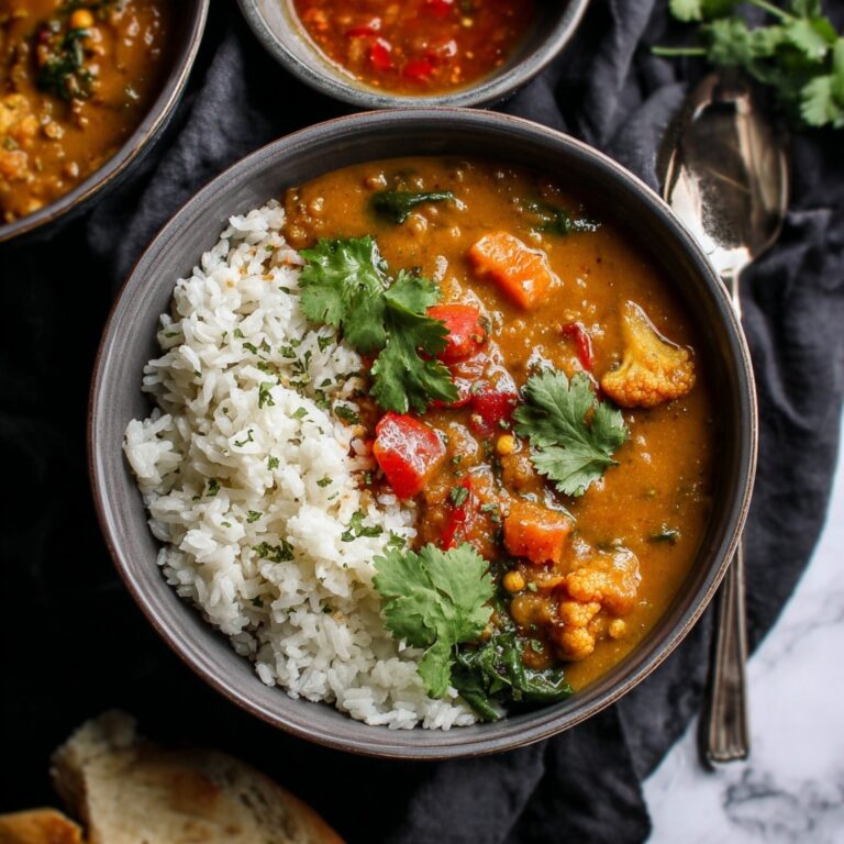 Roasted Cauliflower Lentil Curry Recipe