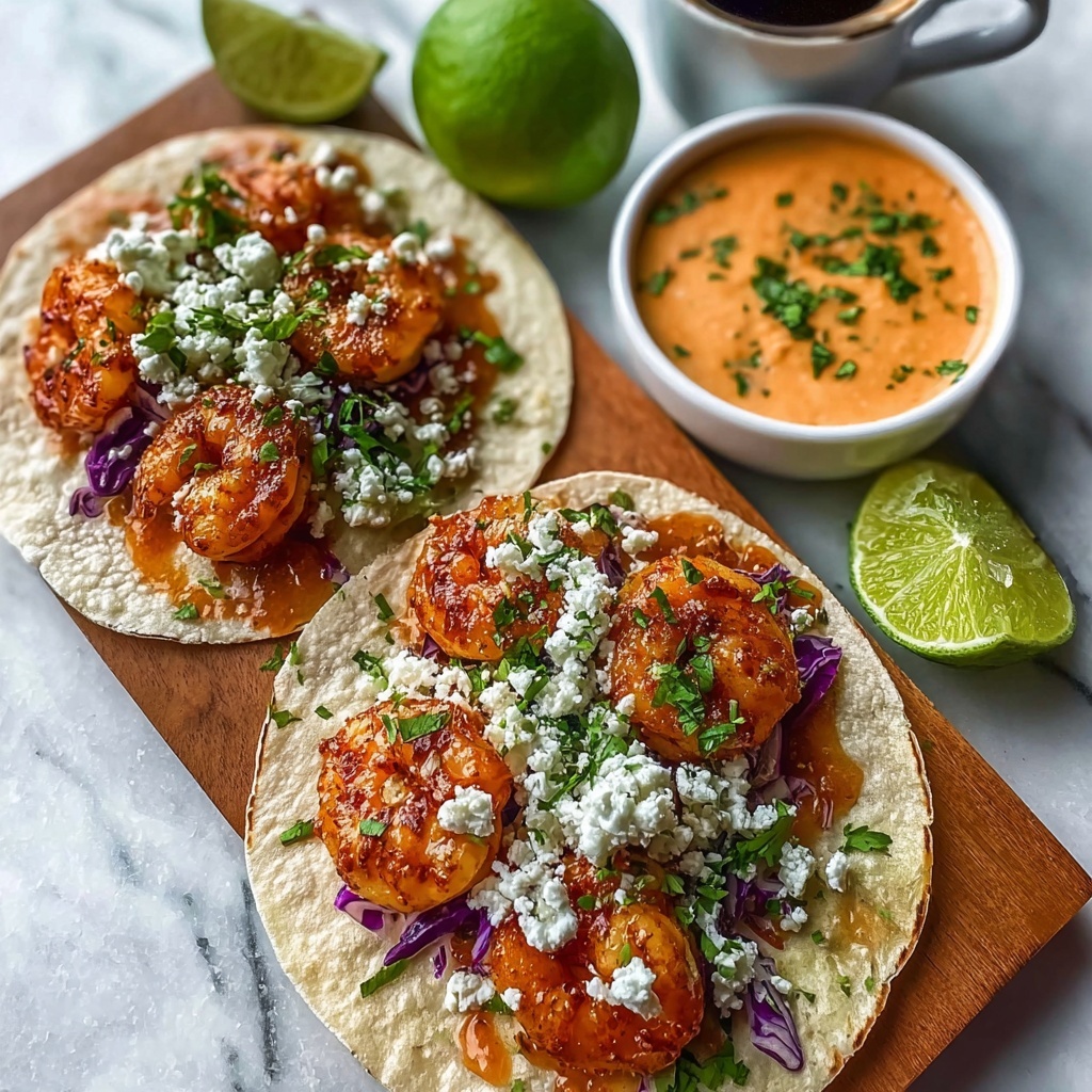 Mouthwatering Shrimp Tacos - Recipe Image