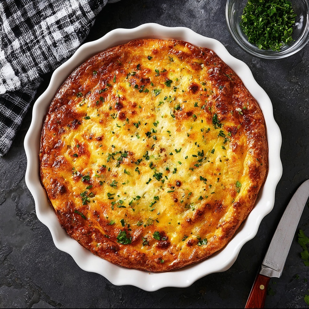 Sausage and Tater Tot Breakfast Quiche - Recipe Image