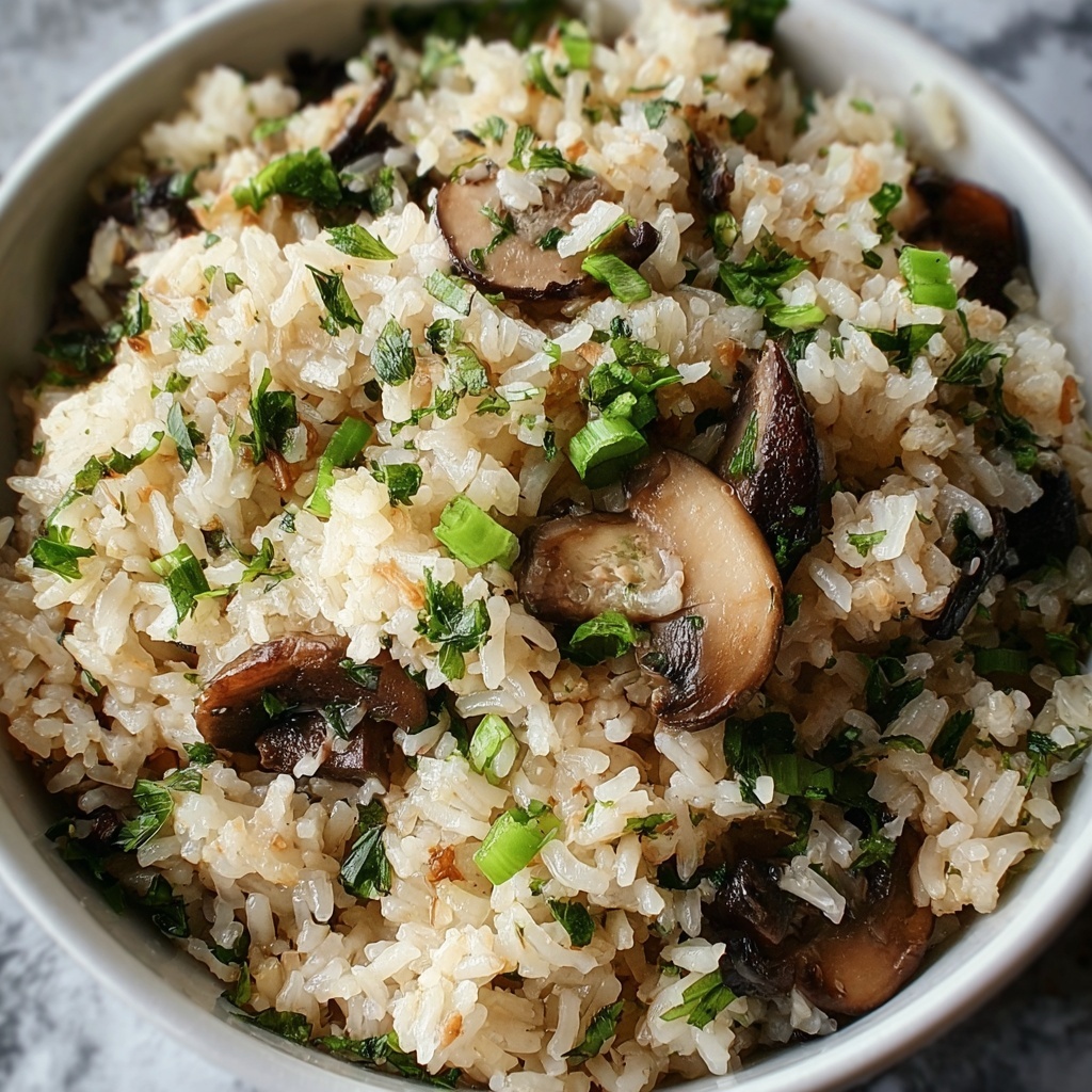 Mushroom Rice Recipe - Recipe Image