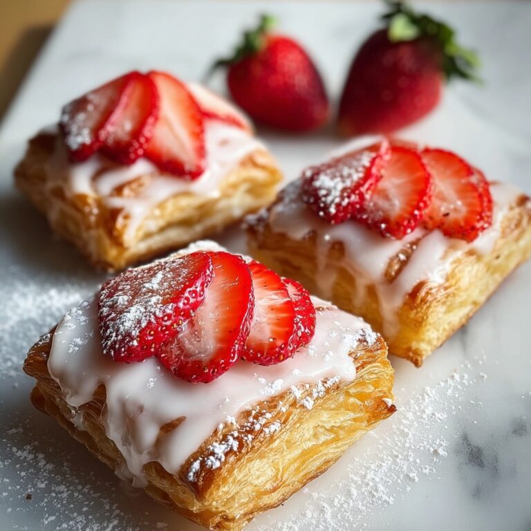 Strawberry Lemon Danish Pastry Recipe