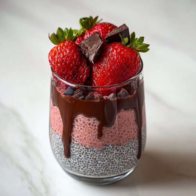 Chocolate-Covered Strawberry Chia Pudding Recipe