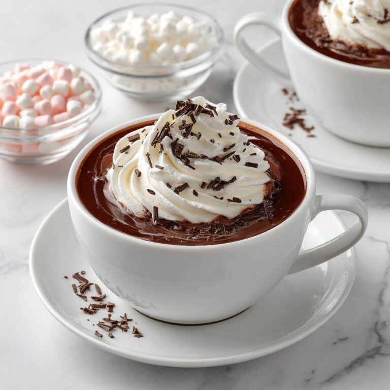 Rich Homemade Hot Chocolate Recipe