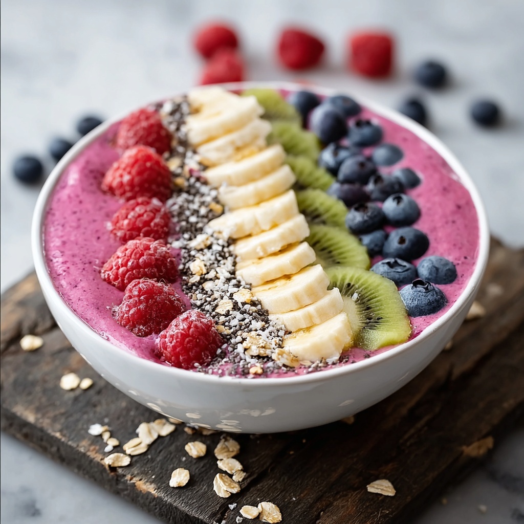 Energizing Breakfast Smoothie Bowl for a Vibrant Morning Boost Recipe - Recipe Image