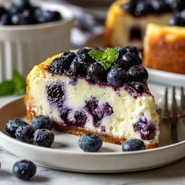 High-Protein Lemon Blueberry Breakfast Bake with Cottage Cheese Recipe