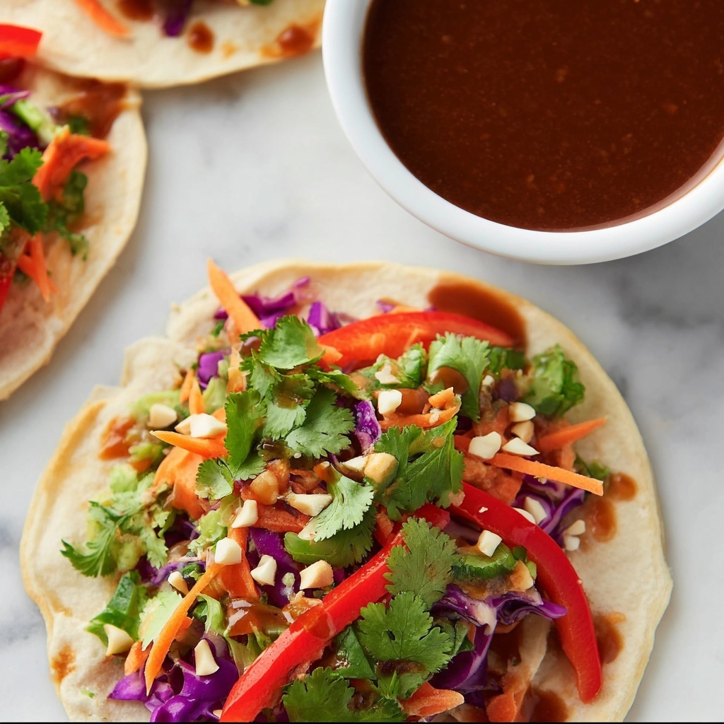 Chicken Pad Thai Tacos Recipe - Recipe Image