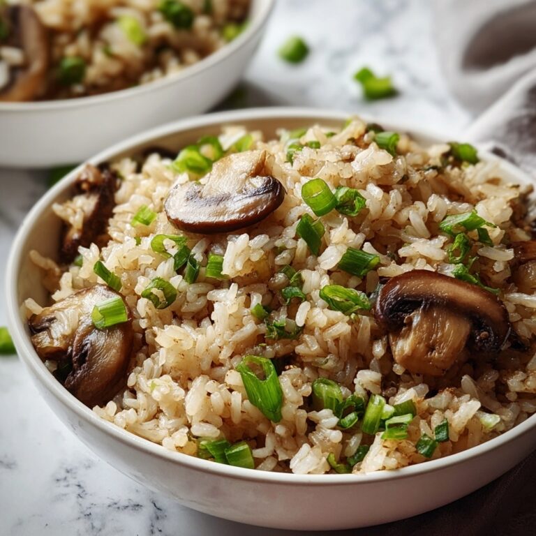 Creamy Mushroom Rice Recipe