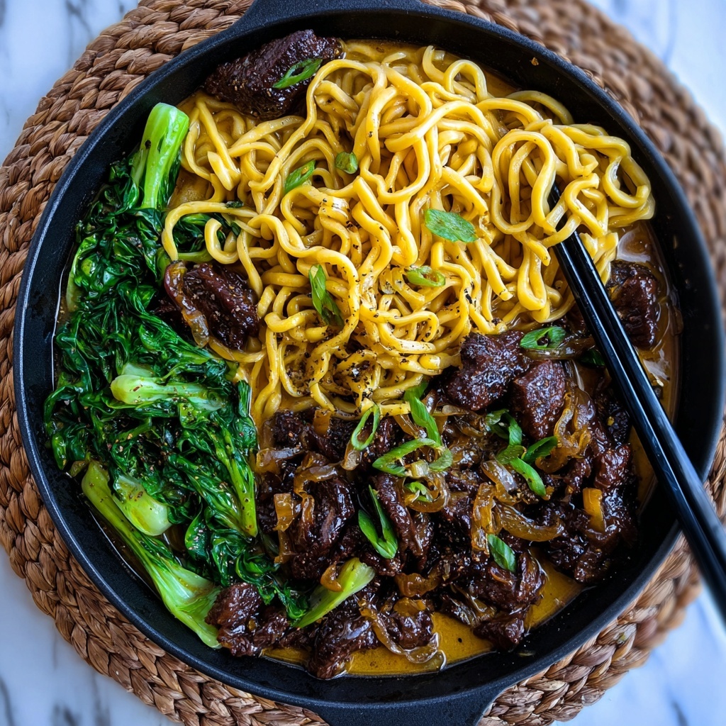 Black Pepper Beef Noodles Recipe - Recipe Image
