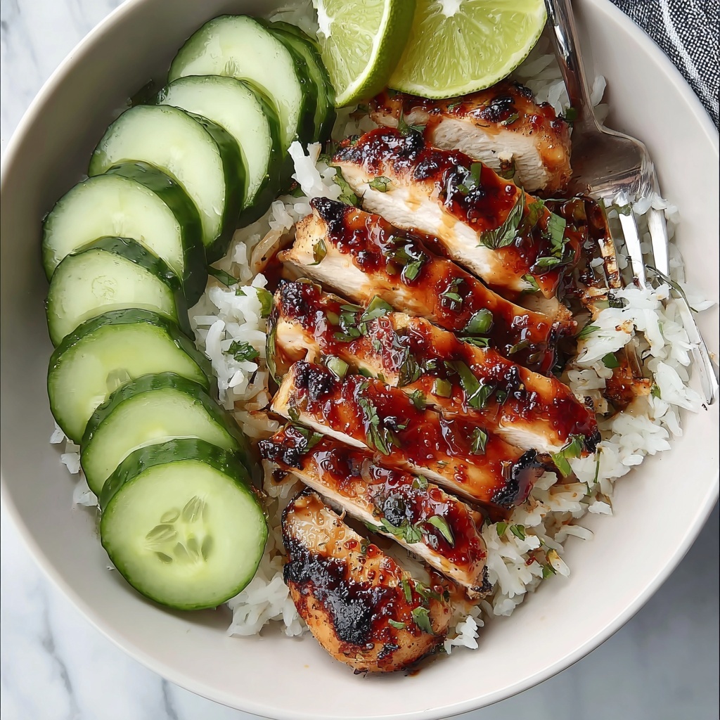 Grilled Thai Chicken with Sweet Chili Lime Sauce Recipe - Recipe Image
