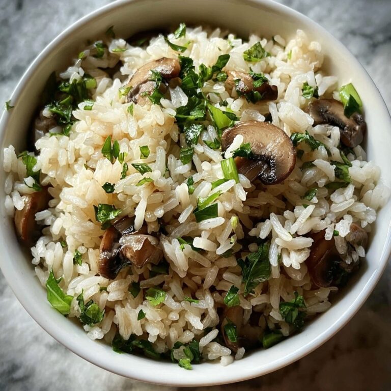 Creamy Mushroom Rice Recipe