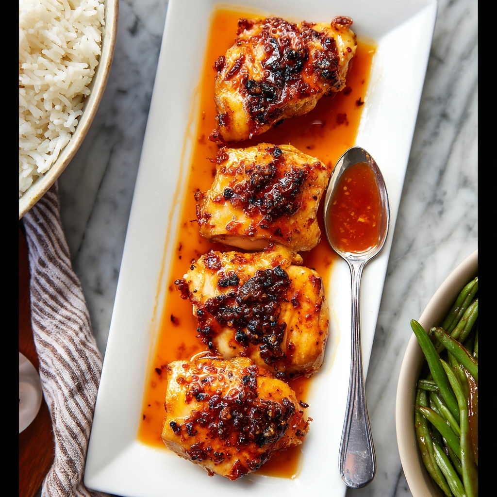 Air Fryer Hot Honey Chicken Thighs Recipe - Recipe Image
