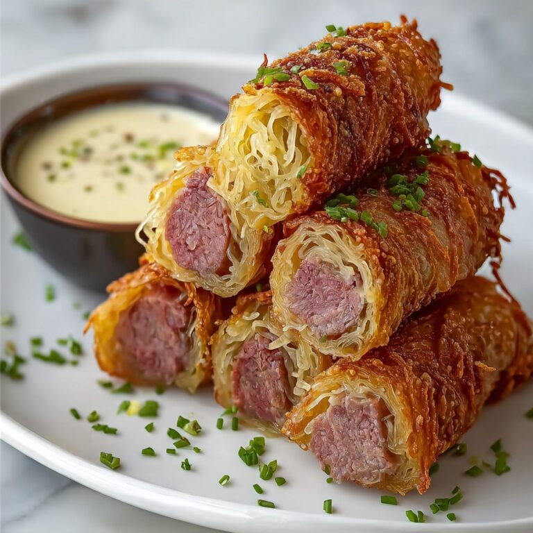 Keto Crispy Reuben Roll-Ups – Gluten-Free, Low-Carb Deli Snack Made Easy Recipe