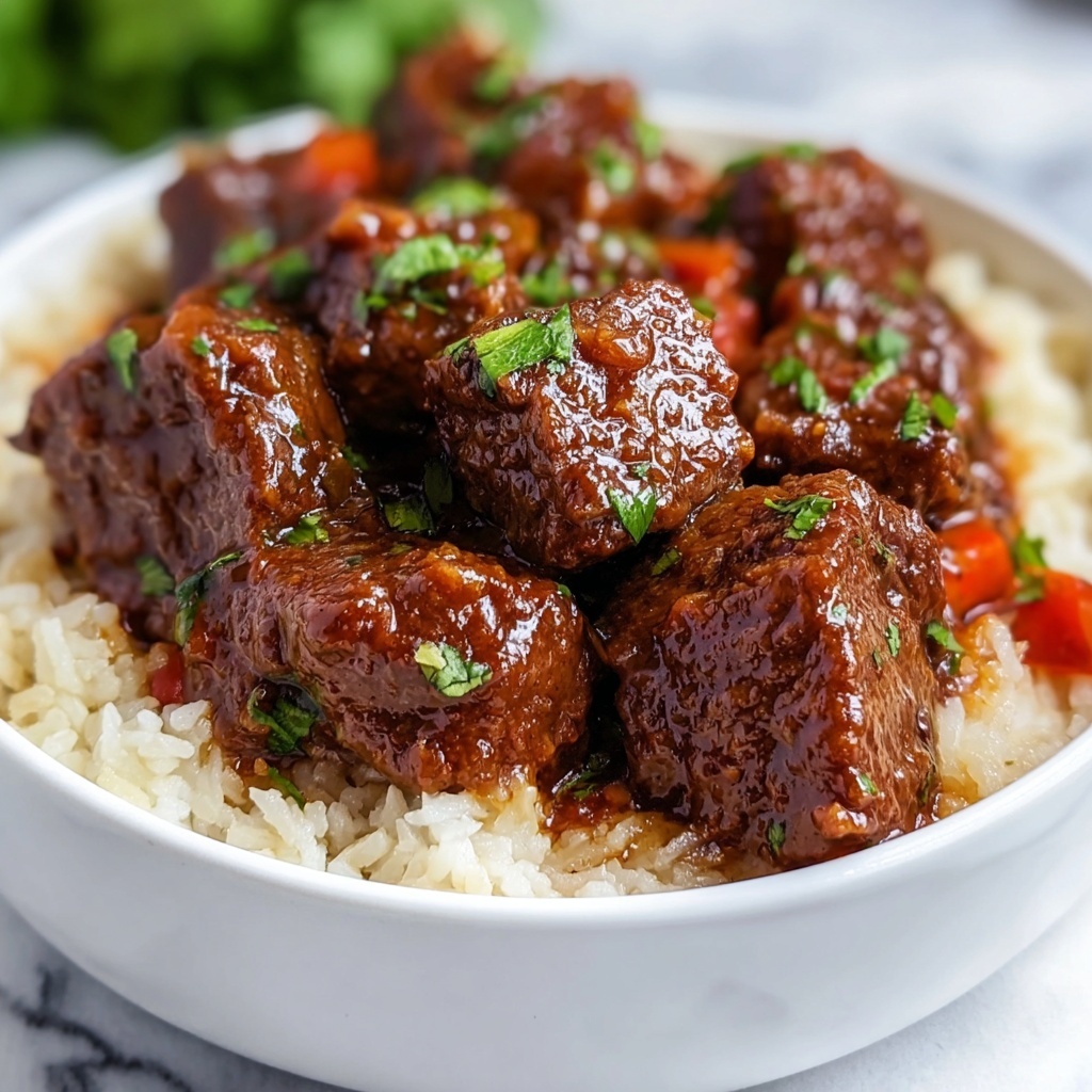Savory Slow Cooker Mississippi Steak Bites Recipe - Recipe Image