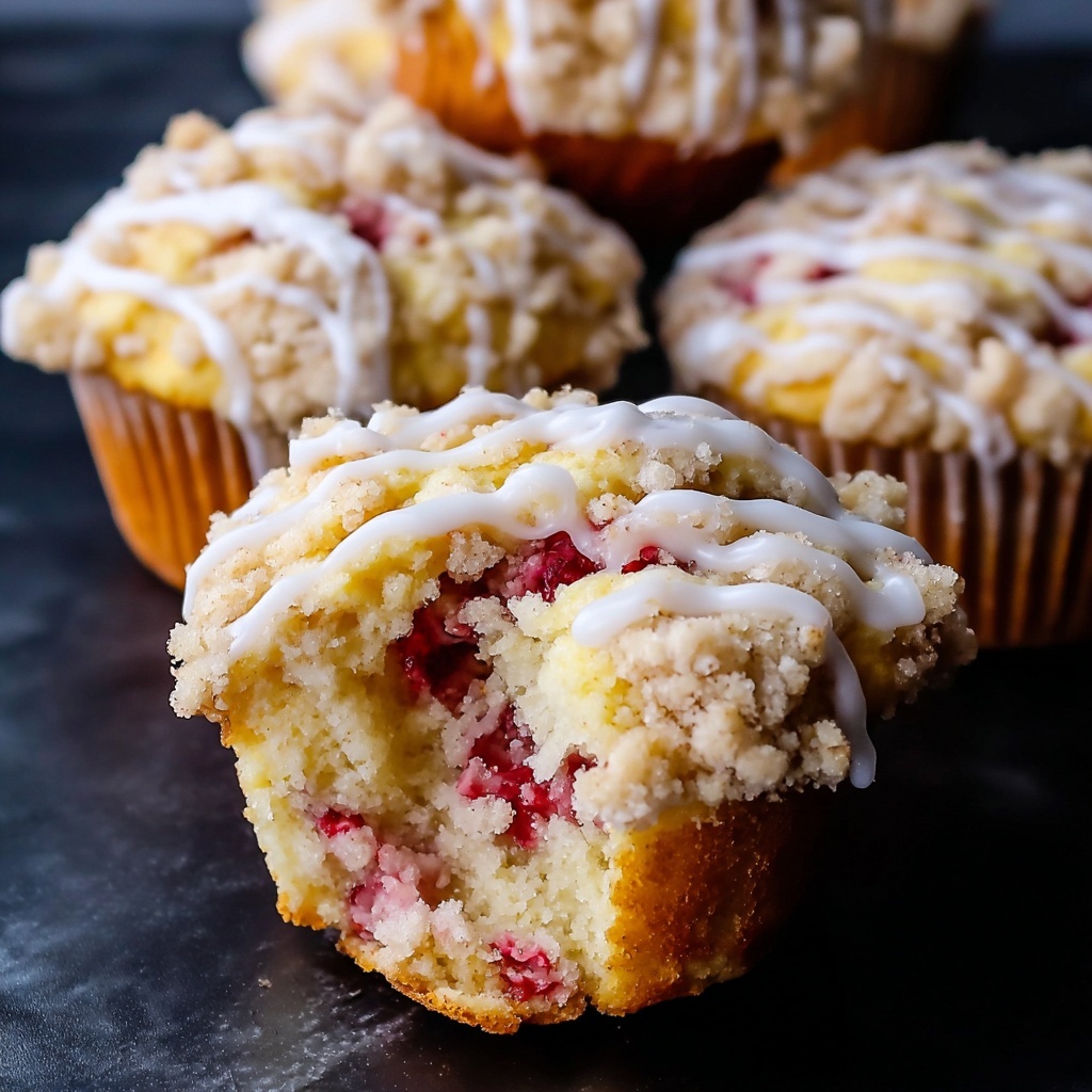 Raspberry Streusel Muffins Recipe - Recipe Image