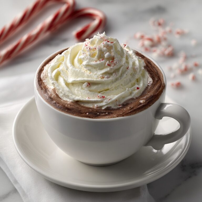 Rich Peppermint Hot Chocolate Recipe