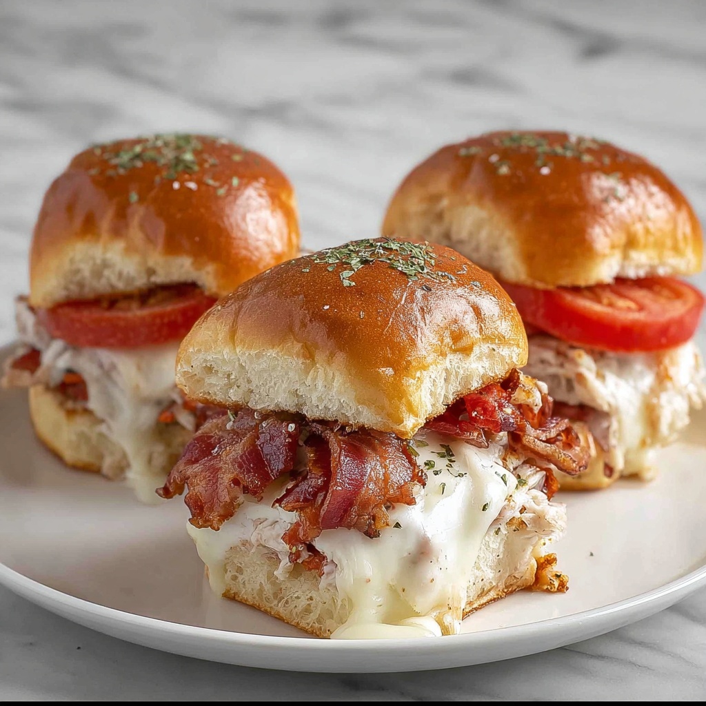 Kentucky Hot Brown Sliders – Ultimate Party Sandwich Recipe - Recipe Image