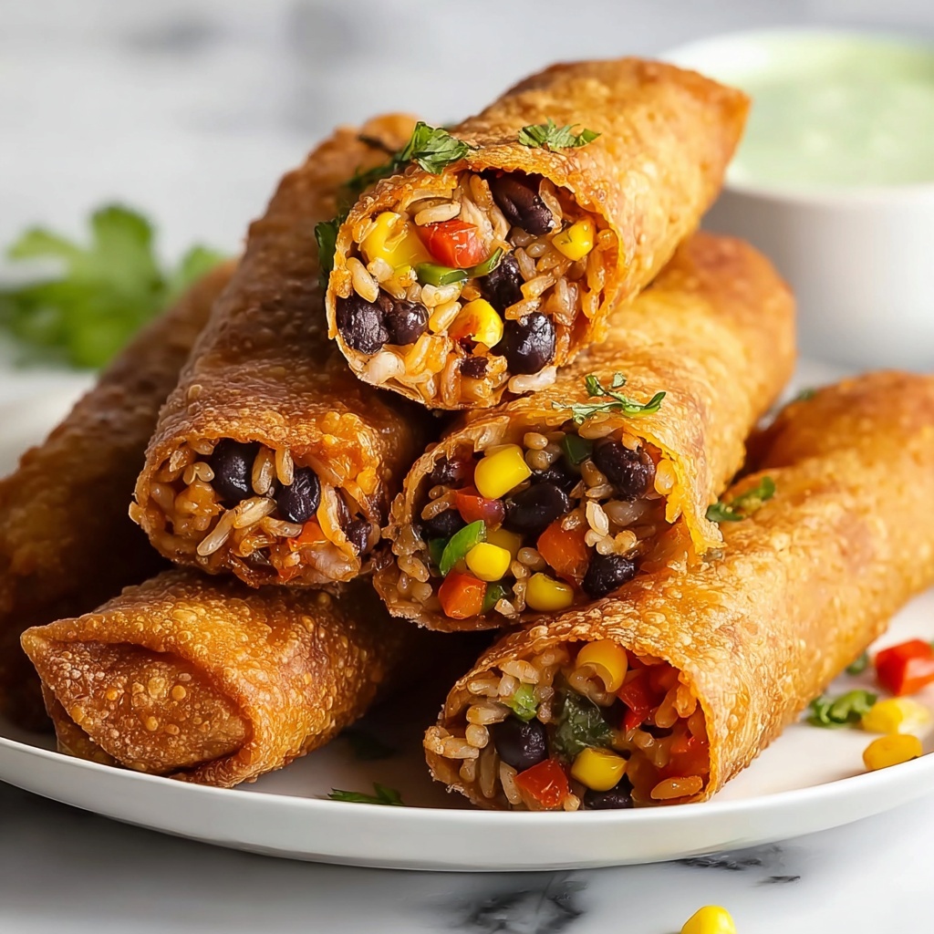 Southwest Chicken Egg Rolls Recipe - Recipe Image