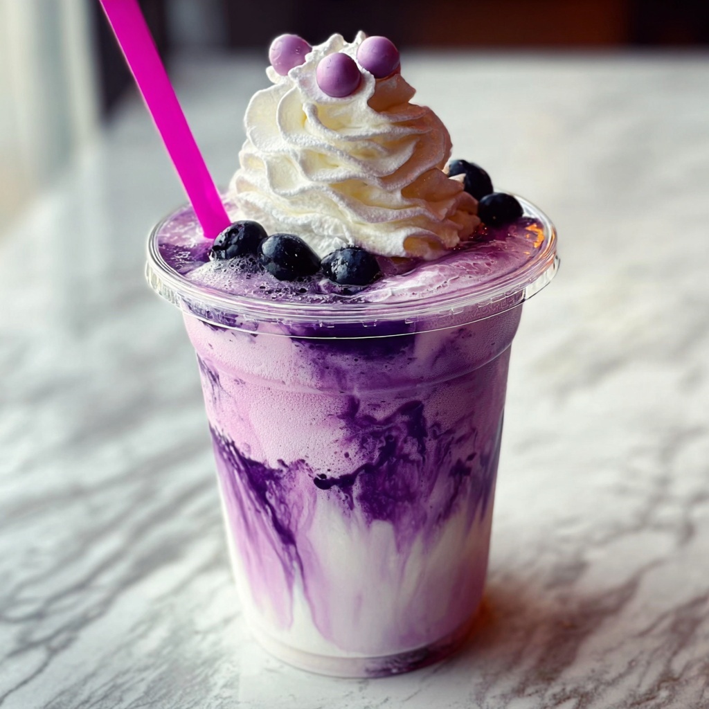 Pineapple Blueberry Frappuccino Recipe - Recipe Image