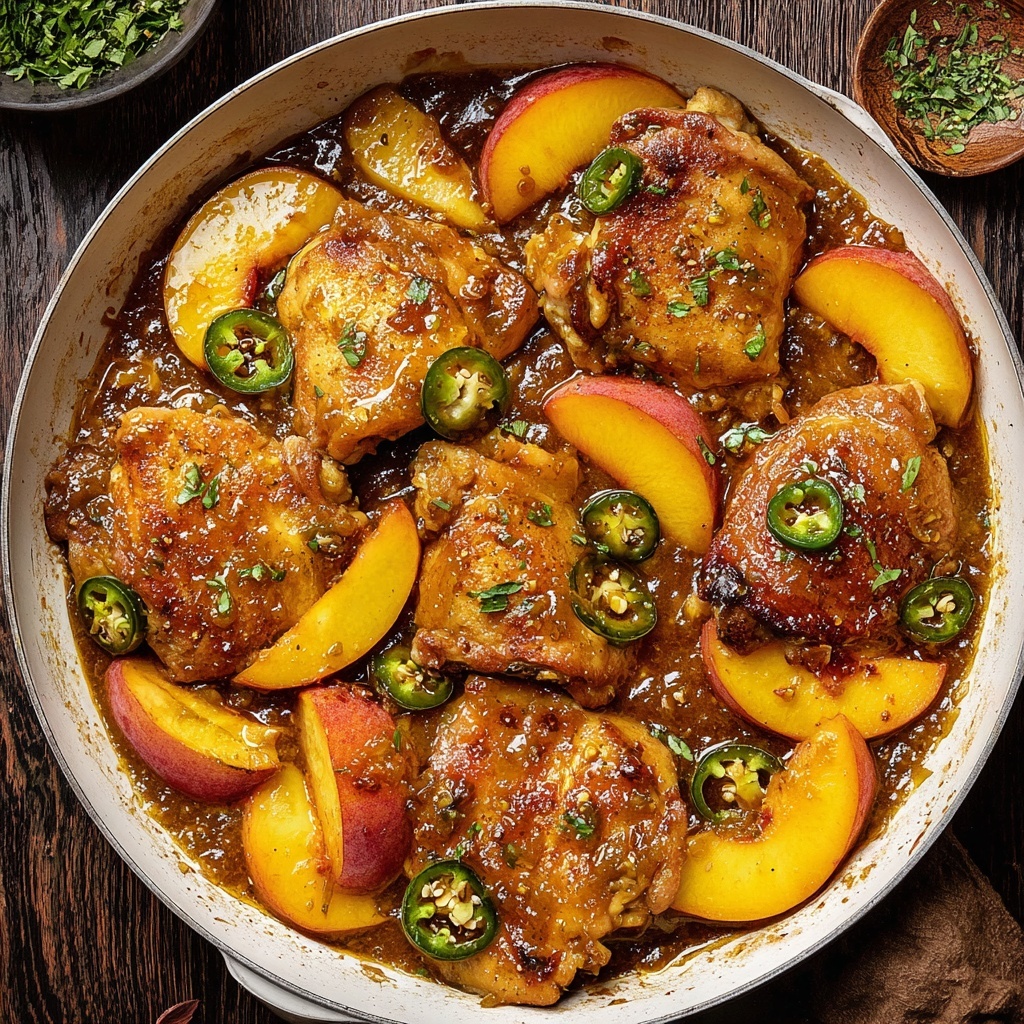 Jalapeno Peach Chicken Recipe - Recipe Image