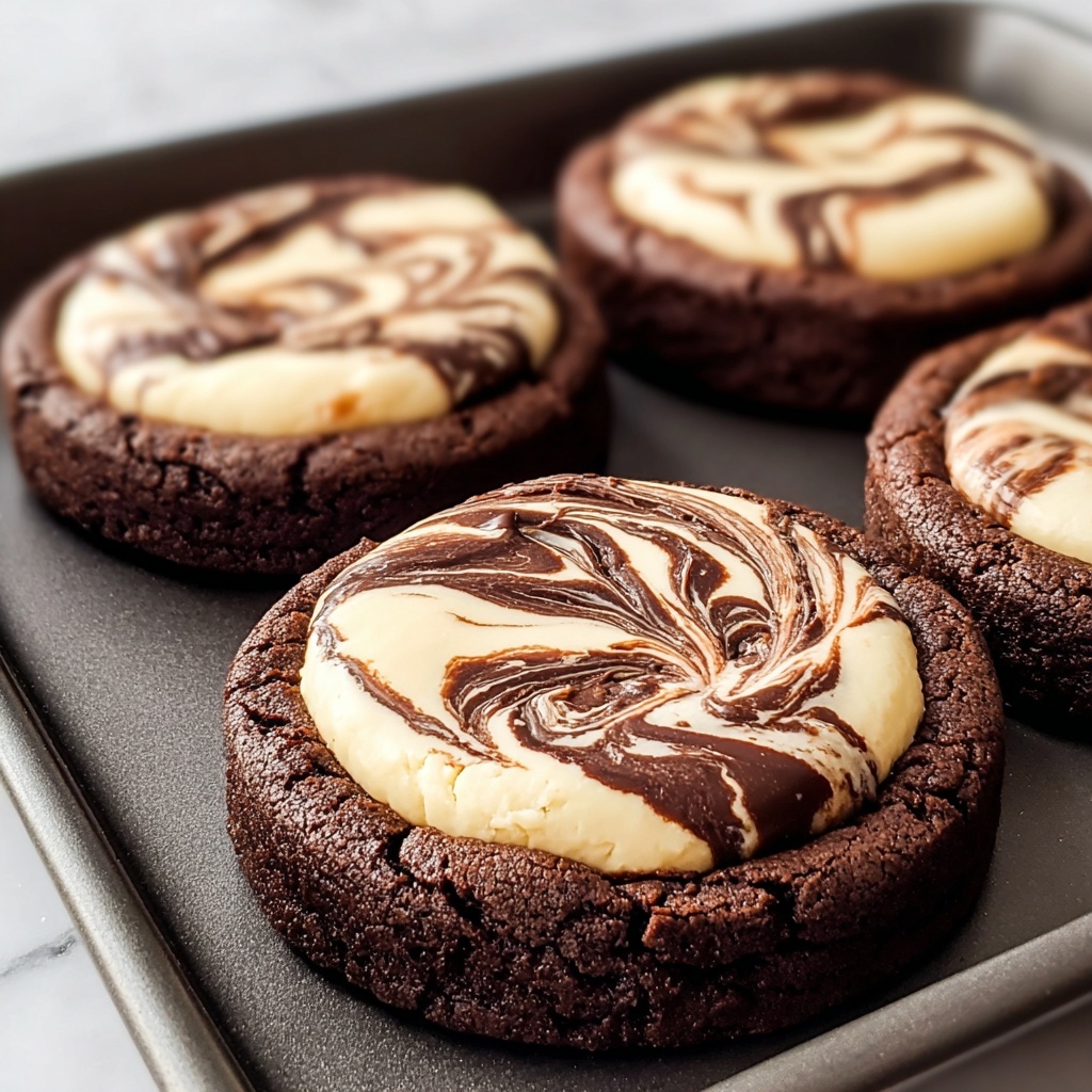 Chocolate Marshmallow Swirl Cookies Recipe - Recipe Image