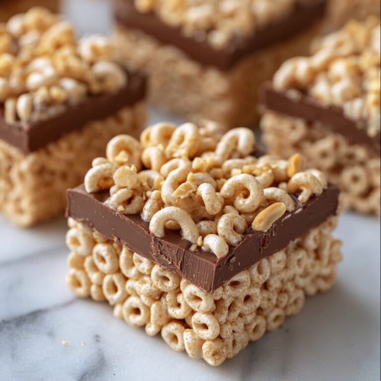 Salted Peanut Butter Rice Krispies Treats Recipe