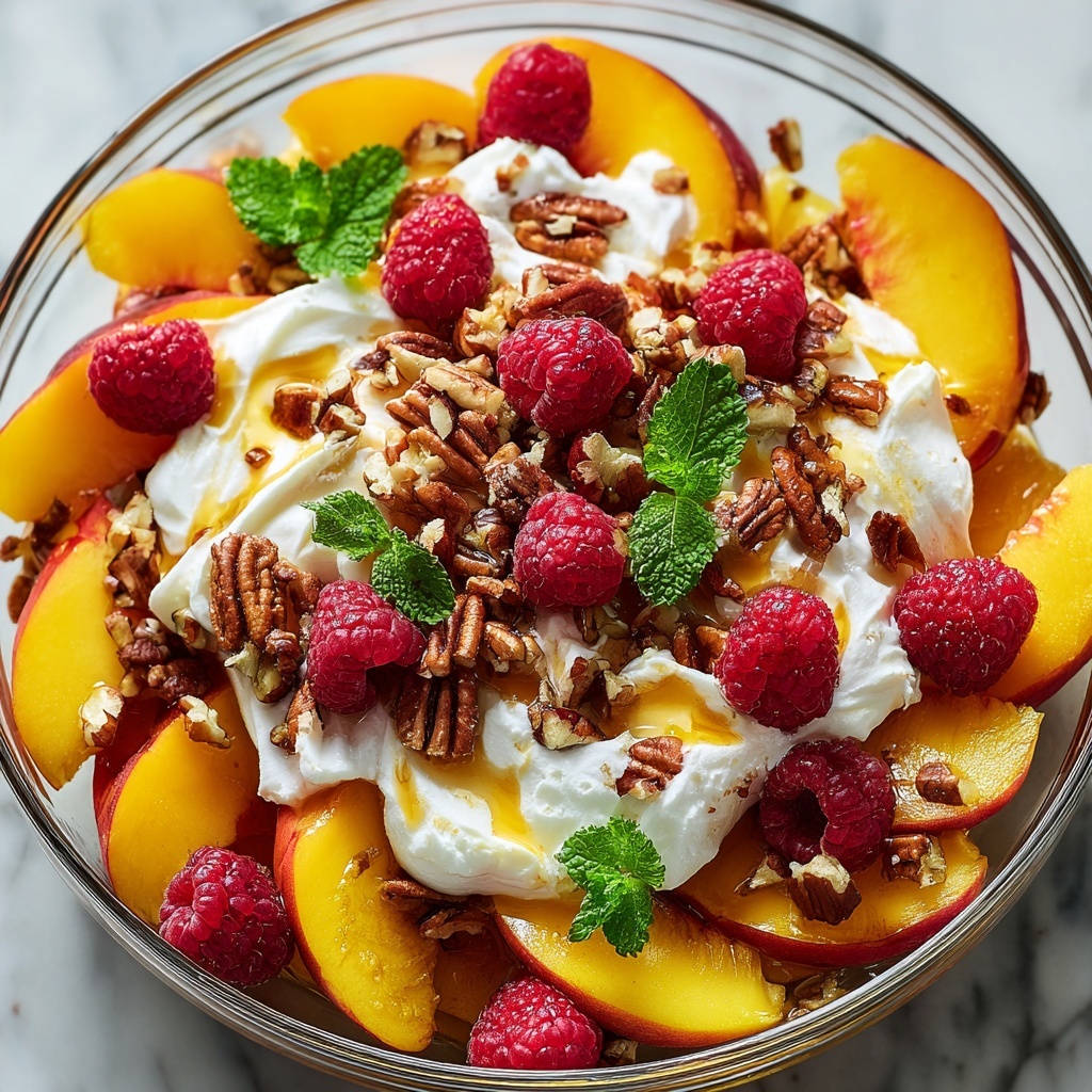 Millionaire Peach Salad Recipe - Recipe Image